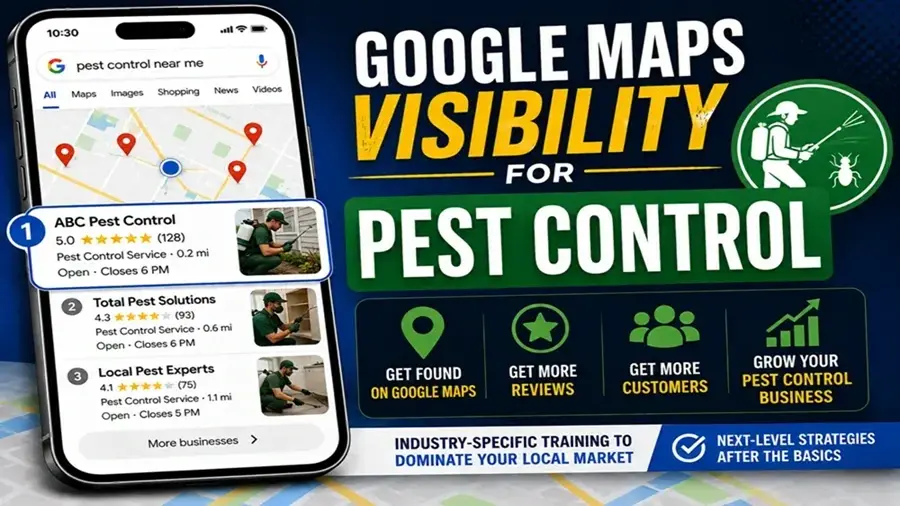 Google Maps Visibility For Pest Control Services